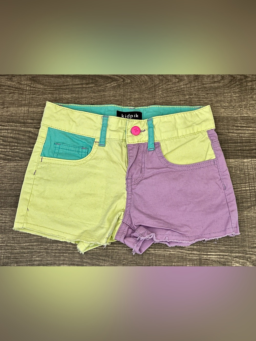 Kidpik Girls Colorblock Shorts Size 4/5